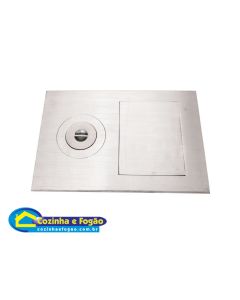 Chapa de Fogão a Lenha de Alvenaria FF 55x80 Super Grossa Polida Maestro