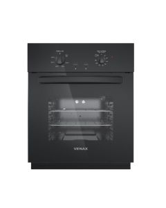 Forno de Embutir a Gás 50L Totale Nero GIII Gás GLP  Venax #