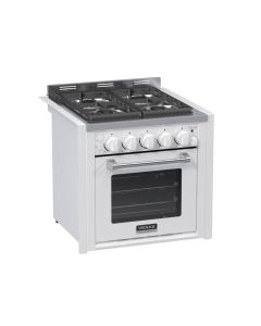Fogao de Embutir 4 Bocas Venax Temis Branco Gas GLP c/ espeto Rotativo #