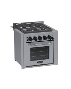 Fogão de Embutir 4 Bocas Venax Temis Inox Gas GLP c/ espeto Rotativo #