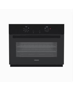 Forno de Embutir a Gás 90L Totale Nero GIII Gás GLP Venax#