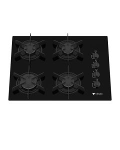 Cooktop 4 Bocas Arena Preto/Preto Gás GLP Venax#