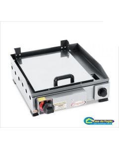 Chapa Churrasqueira Extra Prática 40x40 c/ Prensa e c/ Gaveta (Cod: 11.029/11.008) Itajobi Fogões #