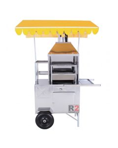 Carrinho de Churrasco 50cm Churrasqueira - Inox (67200) R2*