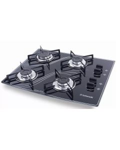 Fogão Cooktop Lines 4B Preto Safanelli