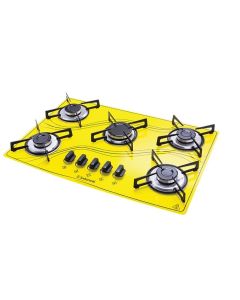 Fogão Cooktop Lines 5B Amarelo Safanelli