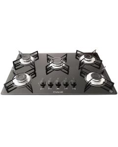 Fogão Cooktop Semplice 5B Preto Safanelli