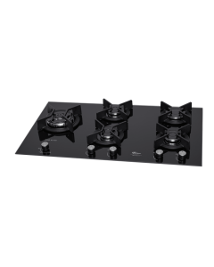 Fogão Cooktop 5Q Tripla Chama Infinity Duo Blaze GLP Mesa Vitroceramica Fischer