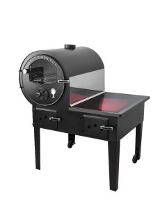 Forno e Fogão a Lenha com Chapa de Vitrocerâmica (Esquerdo) Pinhal *