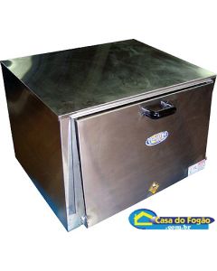 Forno Médio Todo Inox 90L p/ Fogão Industrial (Cód: 9010-I) Itajobi Fogões#
