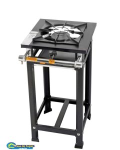 Fogão industrial Tradicional 1B Dupla (170mm) 40x40 (Cód: 1101) Itajobi Fogões#